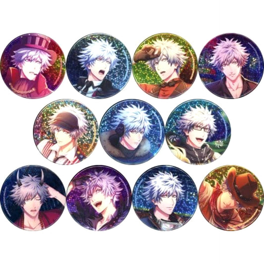 Uta no Prince Sama Shining Live Ranmaru Kurosaki Trading Star Hologram Can Badge Ranmaru Kurosaki Collection animate Limited All 11 Types Set Buttons [USED]