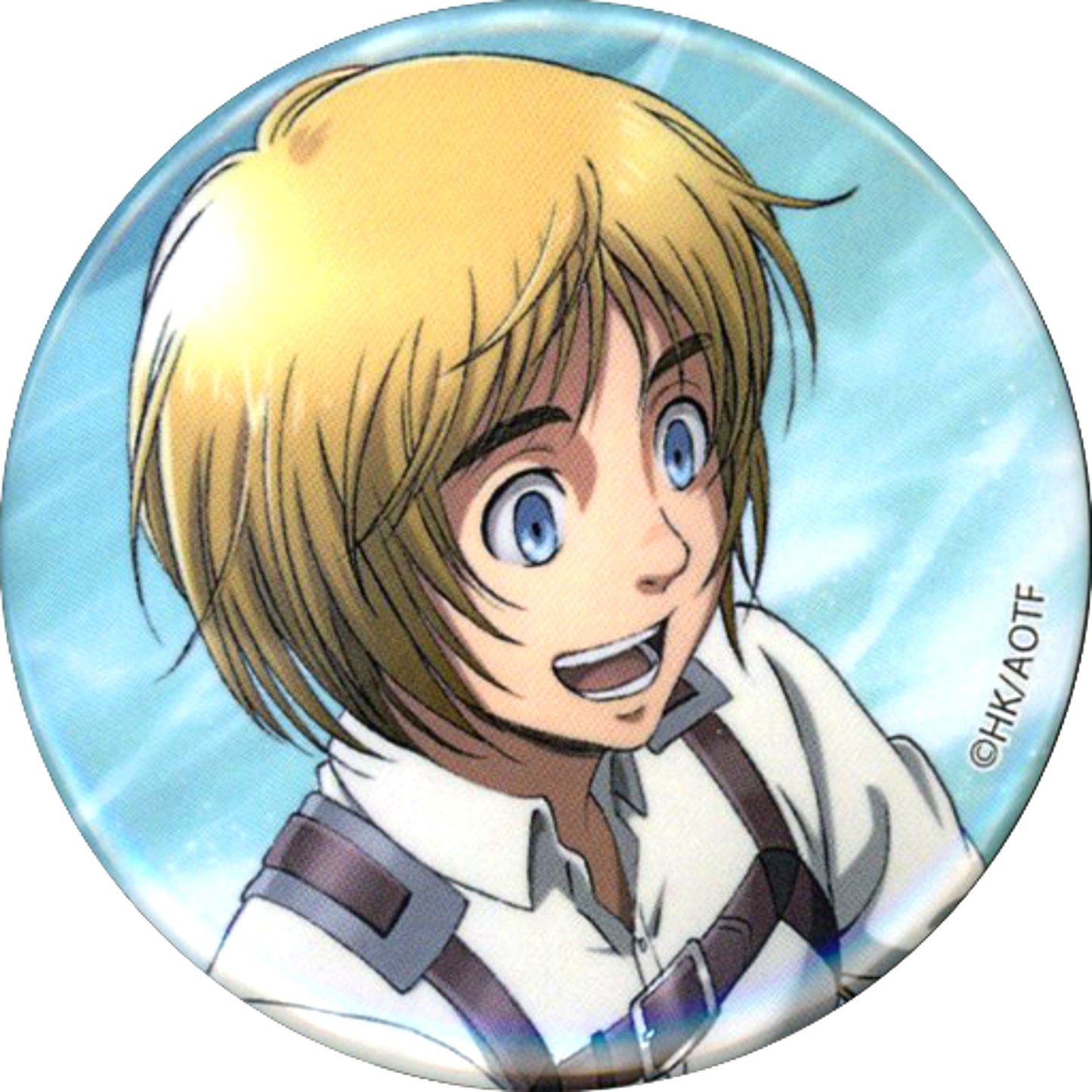 Armin Arlert - Colored Attack on Titan Badge Sea Ver. [USED]