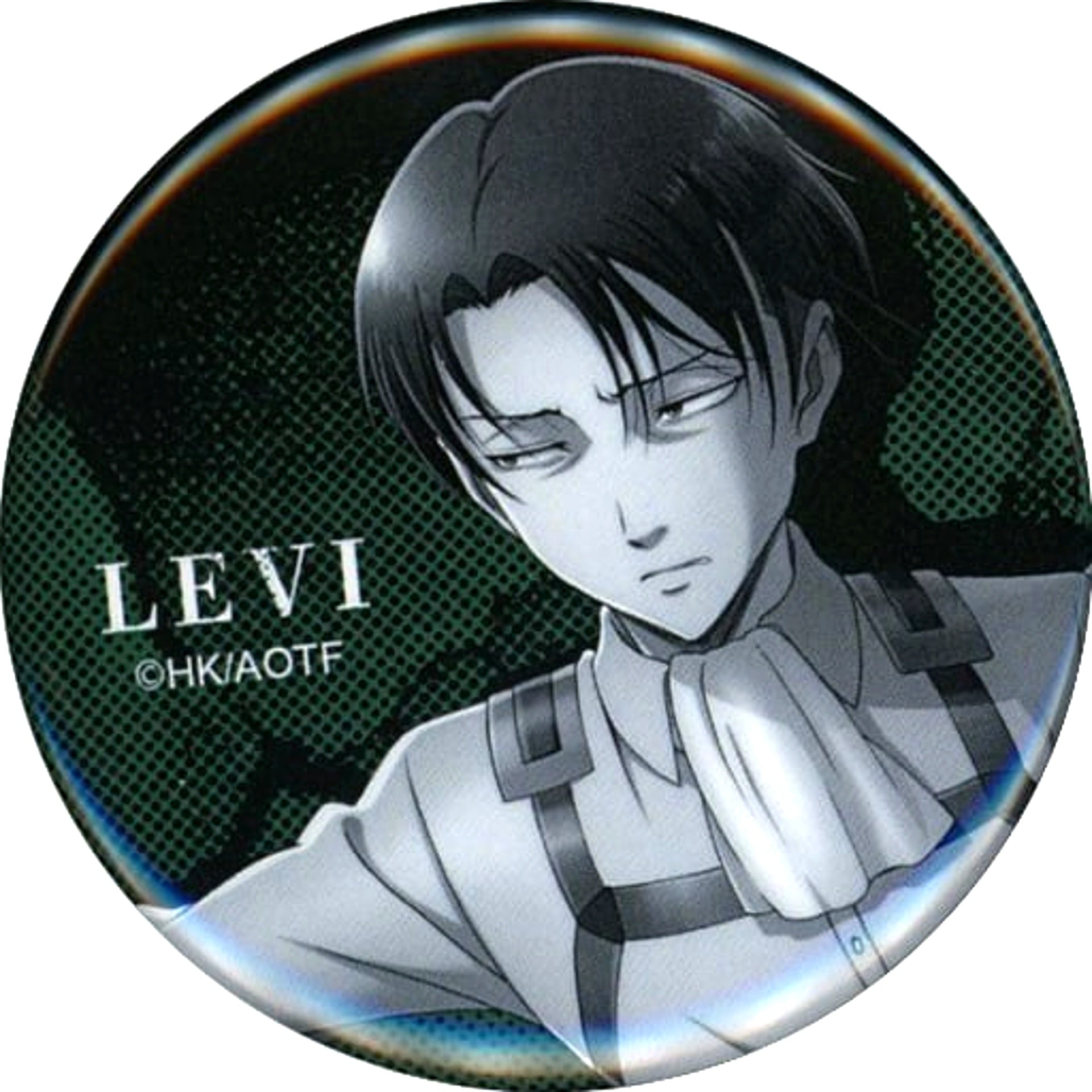Levi Ackerman Name Included Sea Ver. Attack on Titan Button [USED]