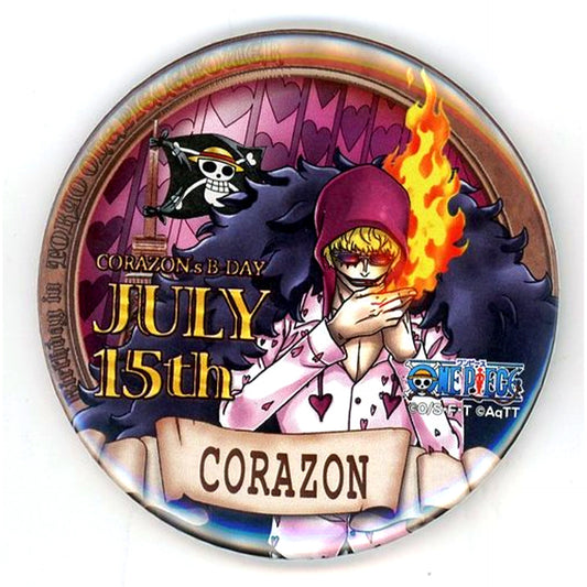 Corazon Birthday Button 2016 One Piece Mugiwara Store Tokyo One Piece Tower Limited [USED]