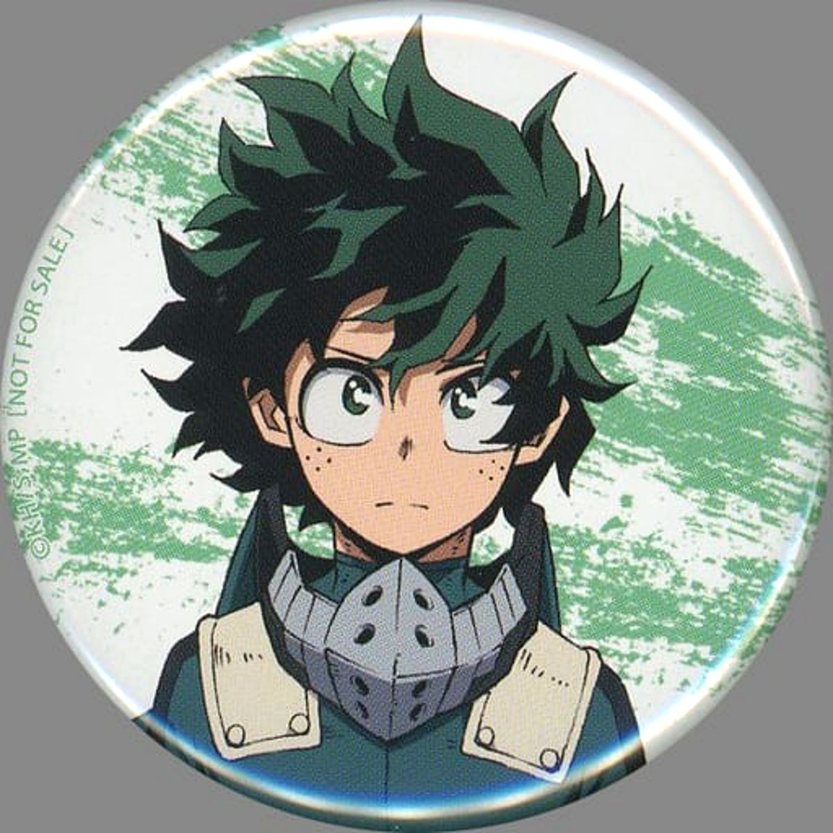Izuku Midoriya My Hero Academia Season 5 Button Blu-ray/DVD Vol.1 Animate Purchase Bonus [USED]