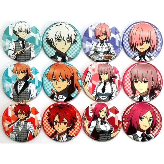 Fate/Grand Order: Final Singularity Grand Temple of Time: Solomon Mash Kyrielight & Others Trading Can Badge Sweets Paradise Limited All 12 Types Set Buttons [USED]