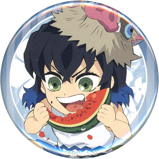 Inosuke Hashibira Normal Demon Slayer: Kimetsu no Yaiba 57mm Random Button ufotable cafe Summer Vacation Event Group A [USED]