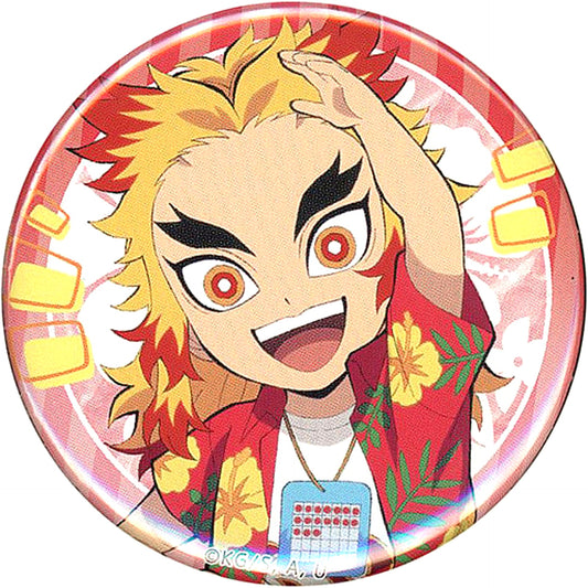 Kyojuro Rengoku Normal Demon Slayer: Kimetsu no Yaiba 57mm Random Button ufotable cafe Summer Vacation Event Group B [USED]