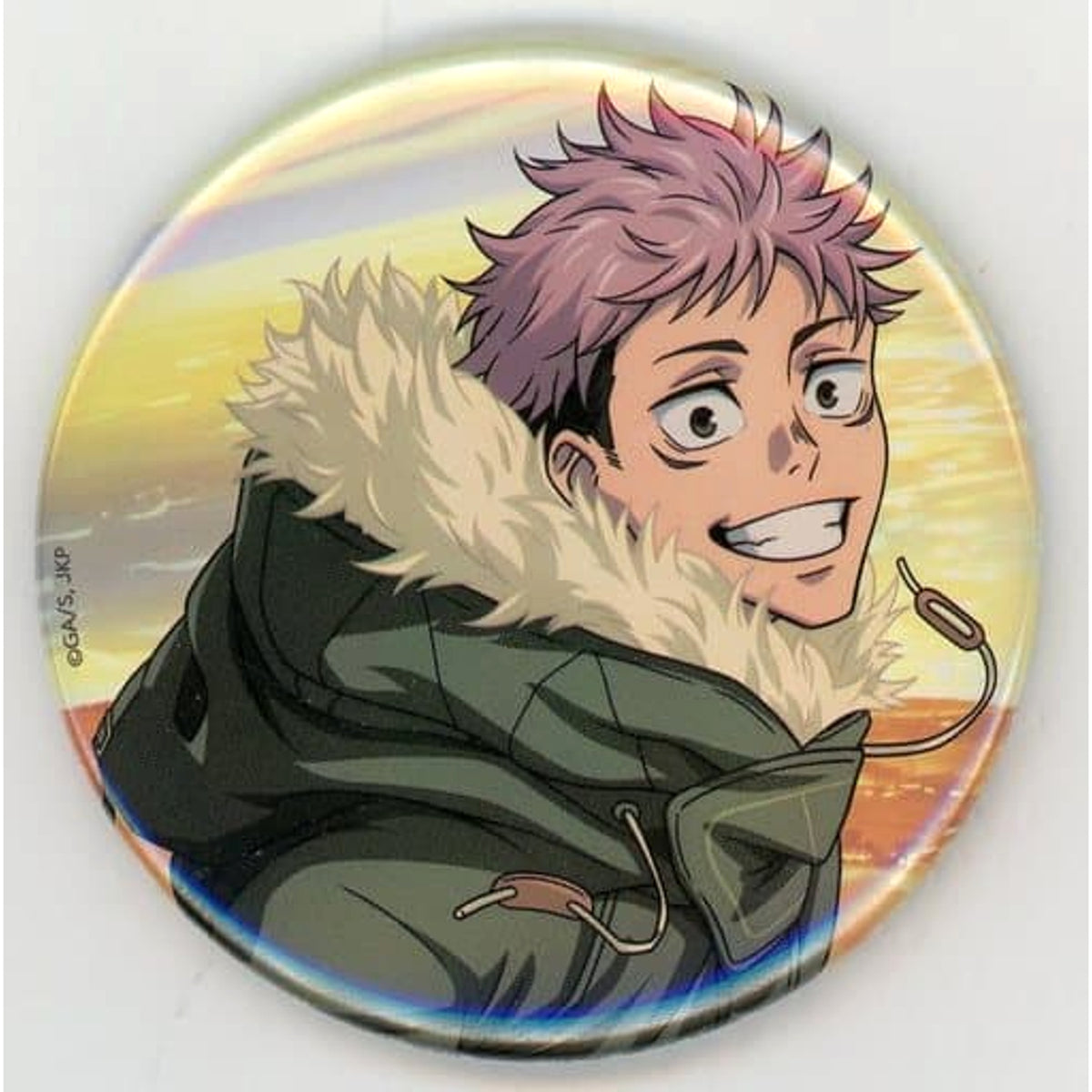 Jujutsu Kaisen Yuji Itadori Trading Can Badge Jujutsu Kaisen Exhibition Late Kyoto Sister School Goodwill Event & The Origin of Obedience Arc Limited Buttons [USED]