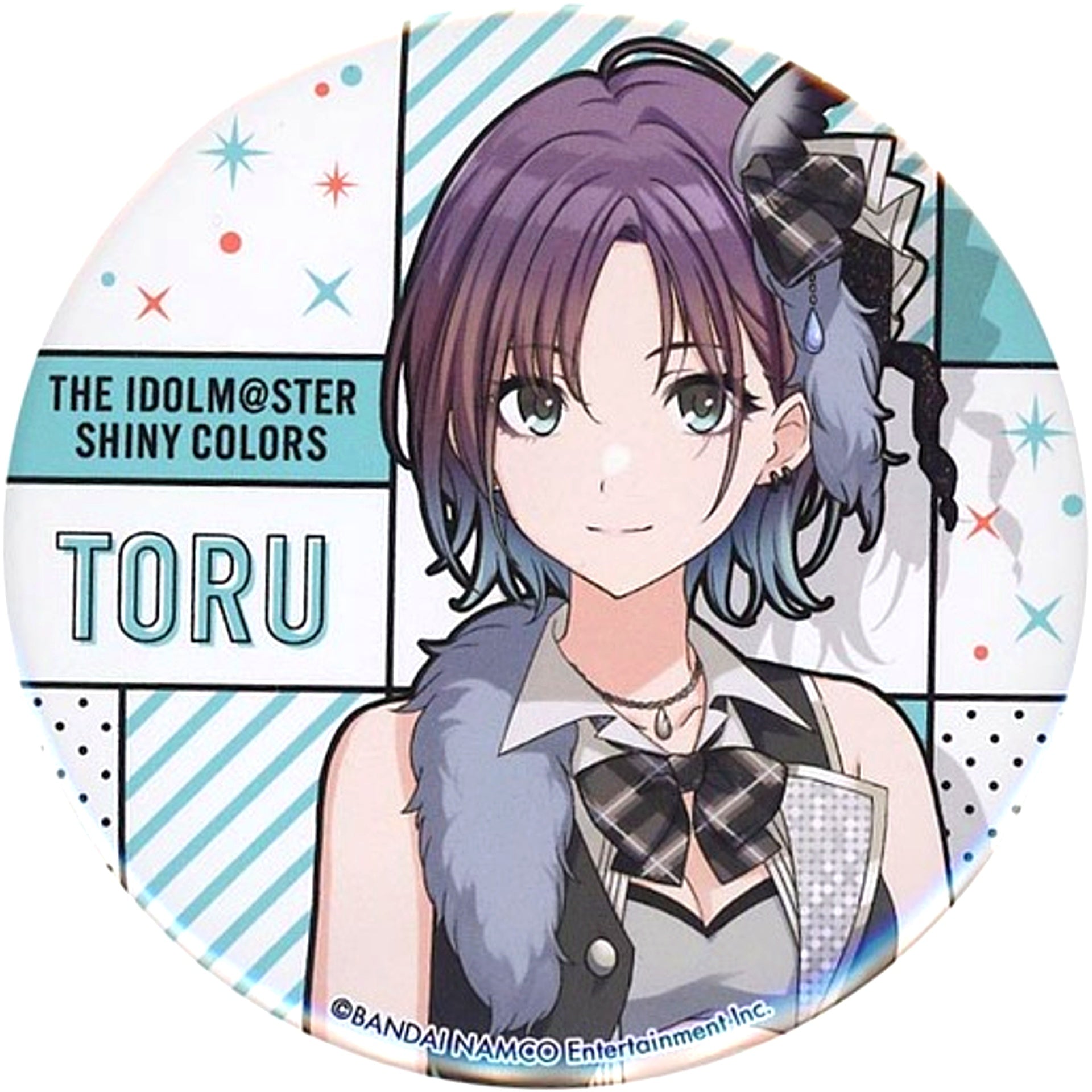 Toru Asakura - Overcast Monochrome Ver. Big Badge The Idolmaster Shiny Colors [USED]