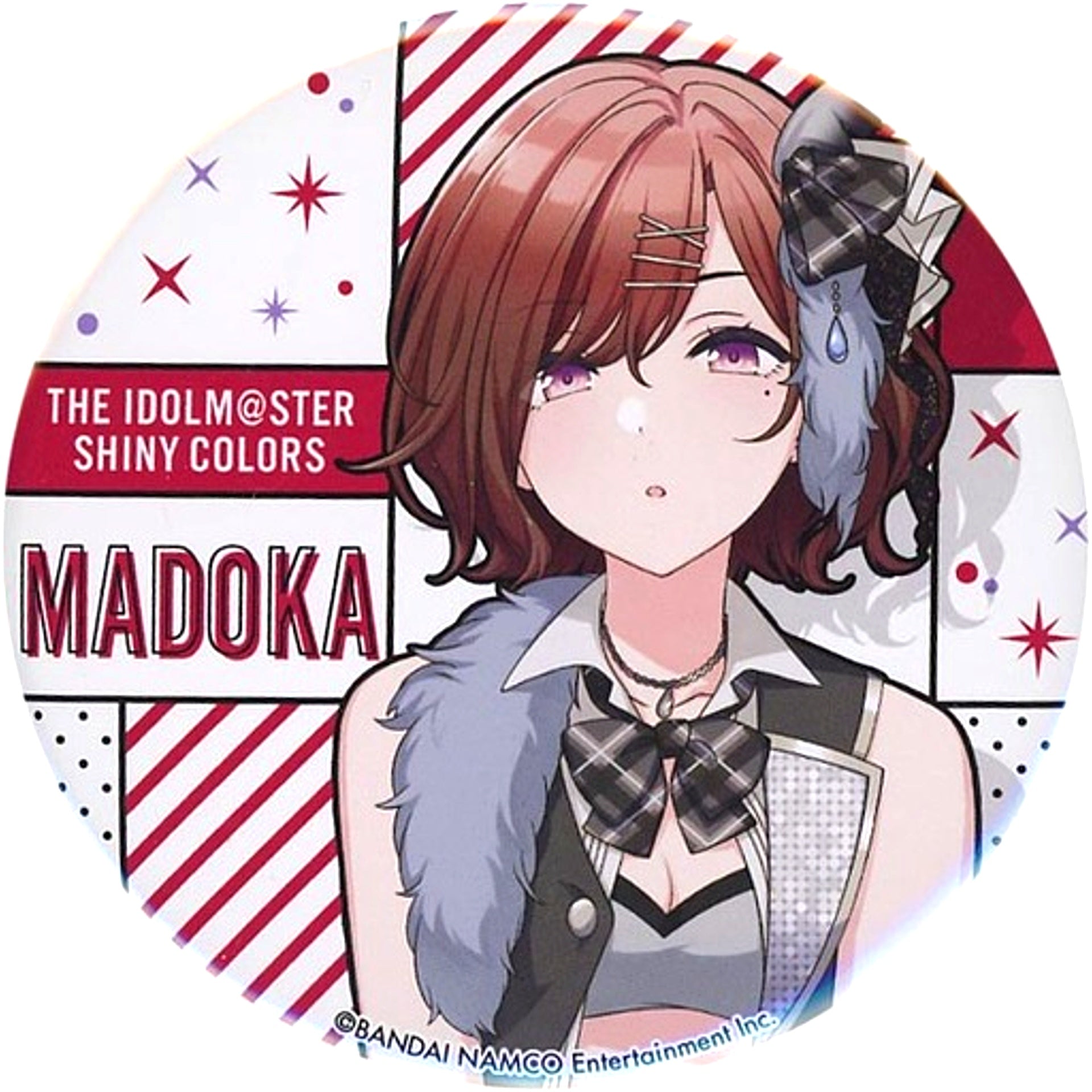 Madoka Higuchi - Overcast Monochrome Ver. Big Badge The Idolmaster Shiny Colors [USED]
