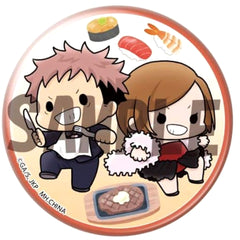 Jujutsu Kaisen Yuji Itadori Nobara Kugisaki Can Badge Collection Chokorin Mascot Edition Buttons [USED]