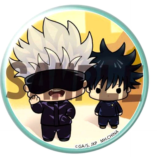 Megumi Fushiguro & Satoru Gojo Jujutsu Kaisen Button Collection Chokorin Mascot [USED]