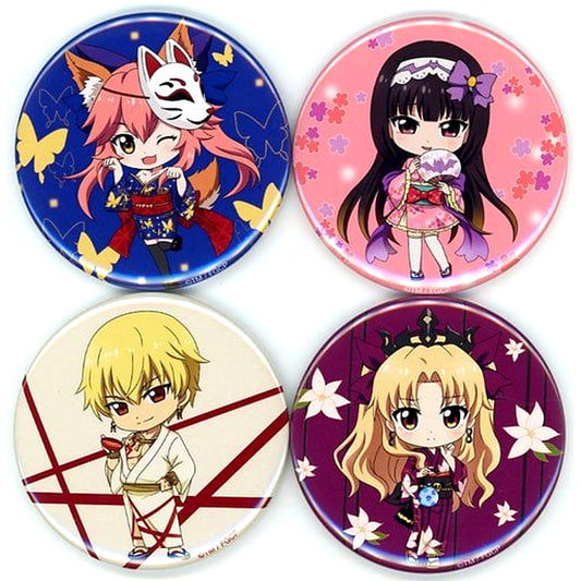 Set of 4 Group Fate/Grand Carnival Button Set B Lawson Loppi HMV and BOOKS online Limited [USED]