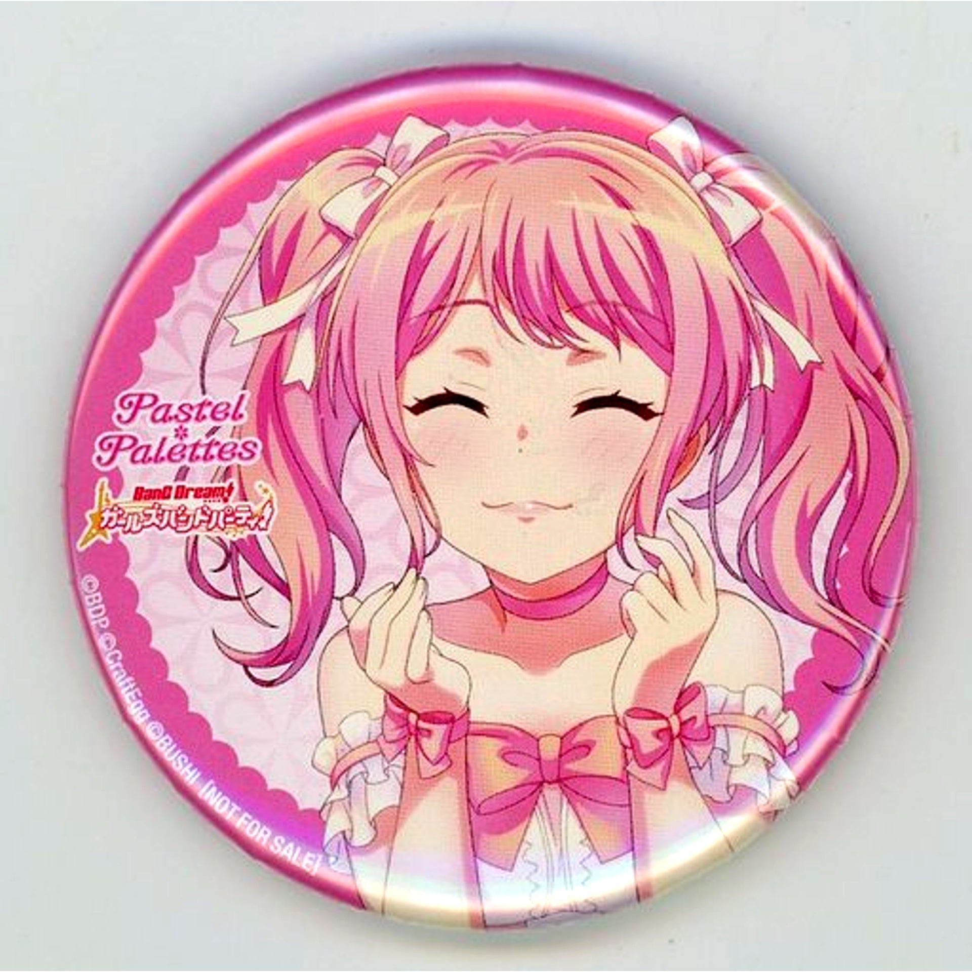 Aya Maruyama BanG Dream! Button ver. CD Girls Band Party! Pastel*Palettes 1st Album TITLE IDOL Animate Purchase Bonus [USED]