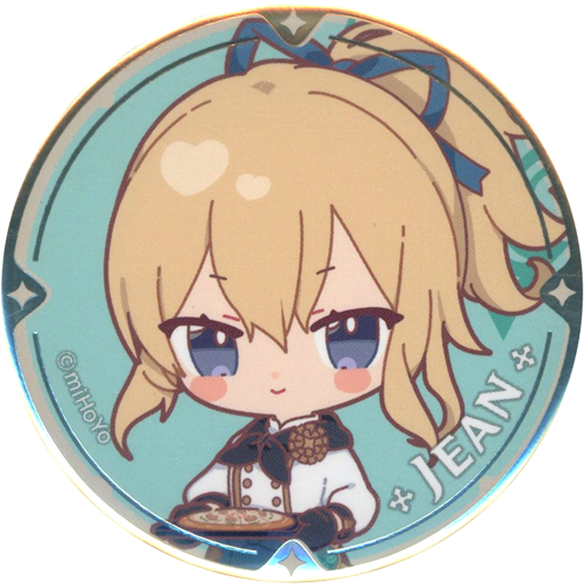 Jean Genshin Impact Sweets Paradise Feast of the Breezes Chibi Chara Trading Button [USED]