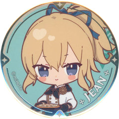 Jean Genshin Impact Sweets Paradise Feast of the Breezes Chibi Chara Trading Button [USED]