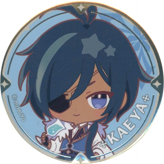 Genshin Gaia Chibi Chara Trading Can Badge Sweets Paradise Soyokaze no Kyoen Limited Buttons [USED]