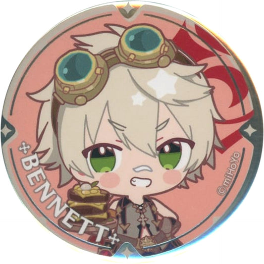 Genshin Bennett Chibi Chara Trading Can Badge Sweets Paradise Soyokaze no Kyoen Limited Buttons [USED]