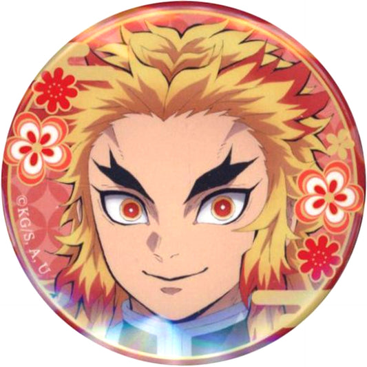 Kyojuro Rengoku 1 Front Demon Slayer: Kimetsu no Yaiba Char Badge Collection 1 [USED]