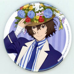 Bungo Stray Dogs Osamu Dazai Newly Drawn Ver. 5th Anniversary Lottery Mayoi Inutachi no Shukusai 75mm Can Badge Busou Tanteisha Kujibikido Limited Prize E-2 Buttons [USED]