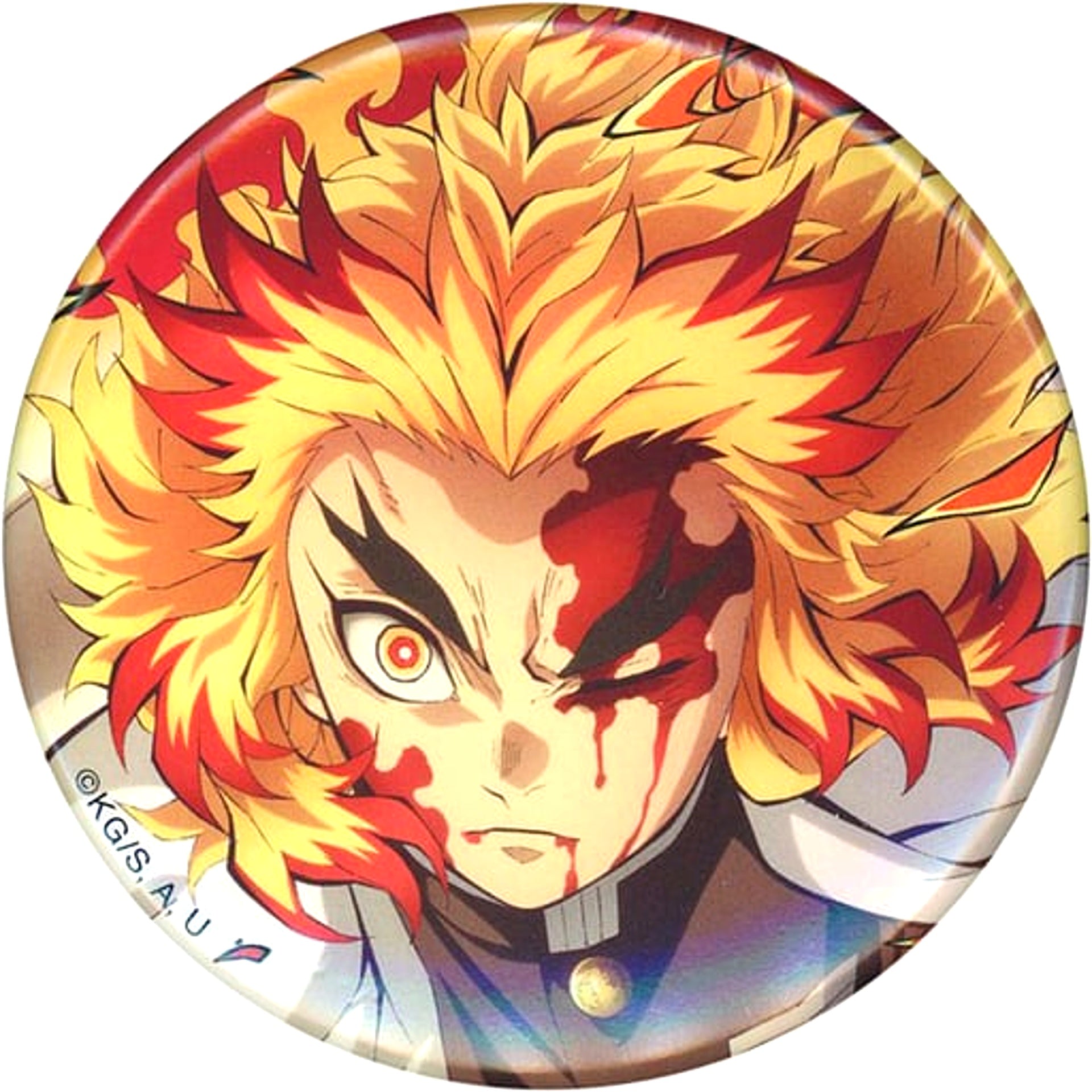D. Kyojuro Rengoku Demon Slayer: Kimetsu no Yaiba Button [USED]