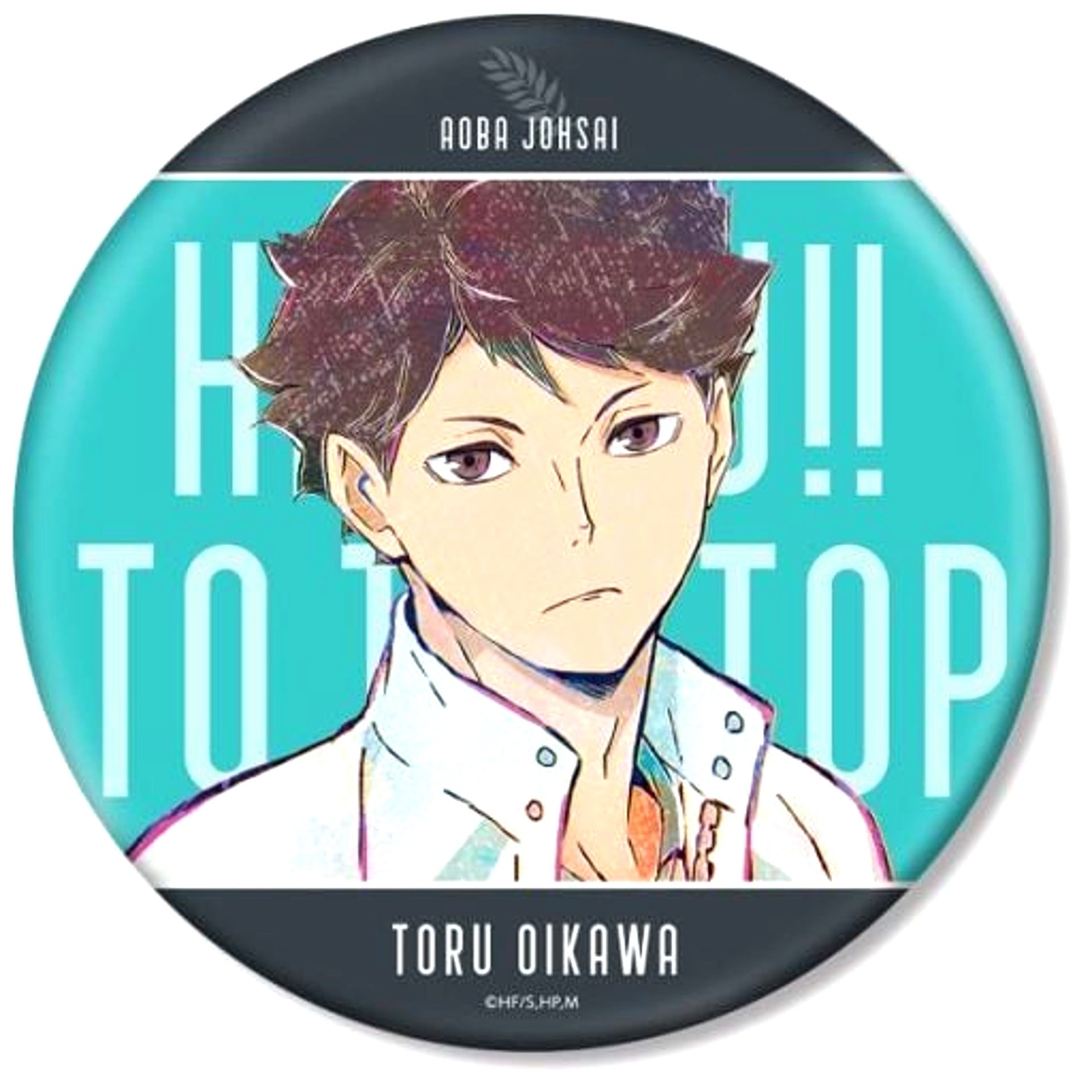 Tooru Oikawa Haikyu!! TO THE TOP Ani-Art 5th BIG Button [USED]