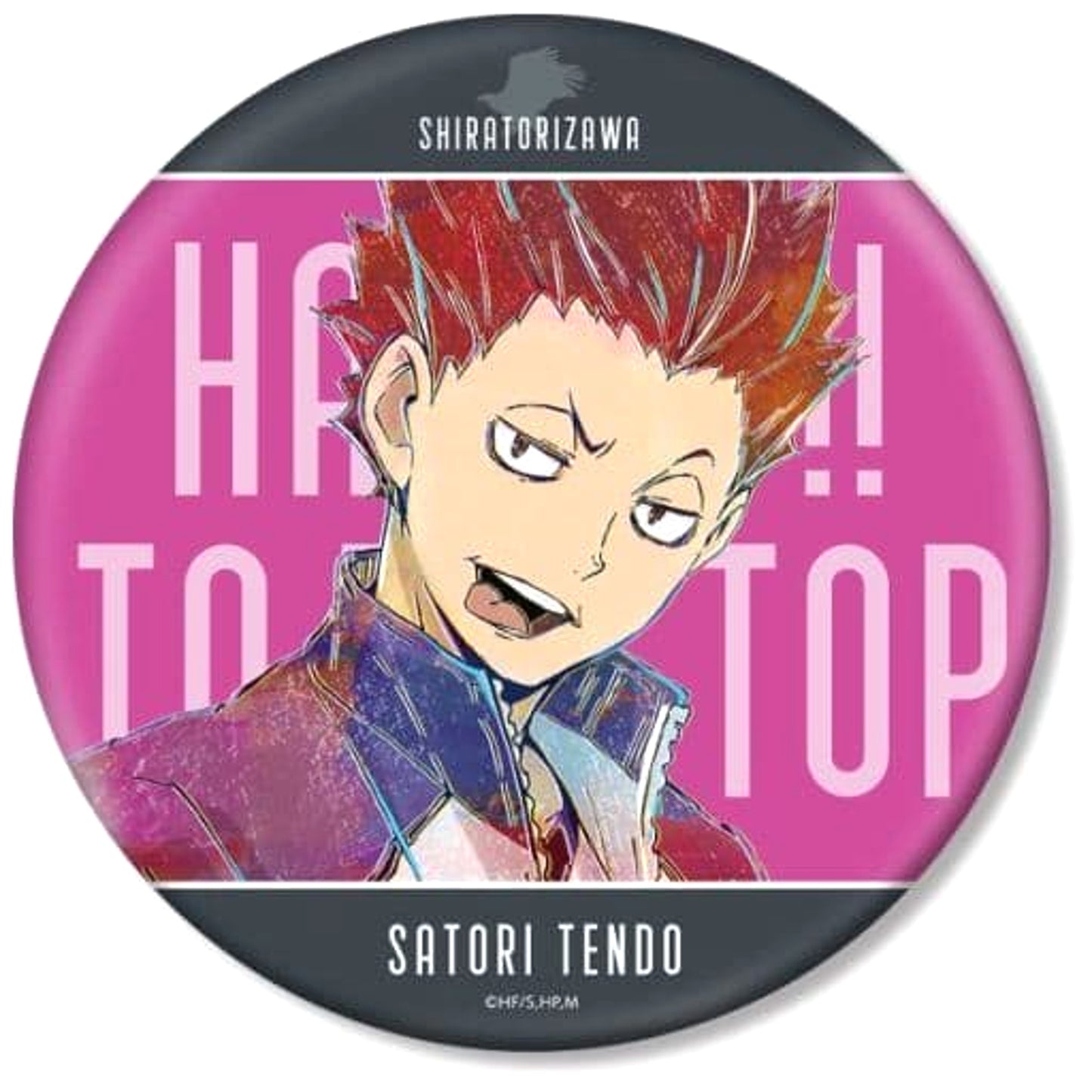 Satori Tendo Haikyu!! To The Top Ani-Art Part 5 BIG Button [USED]