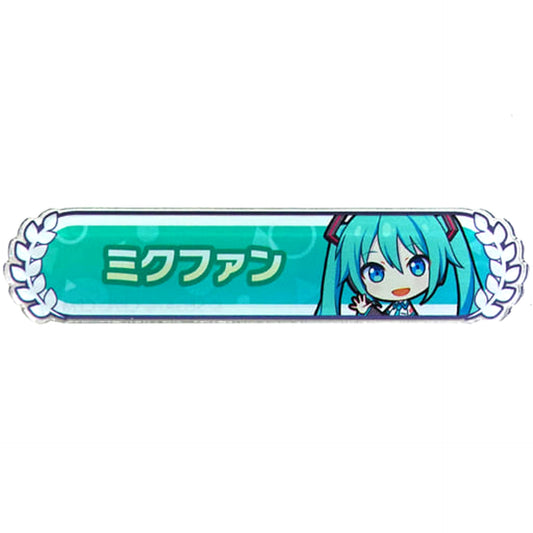 Hatsune Miku: Colorful Stage! Mikufan Title Badge Collection Vol.1 C Buttons [USED]