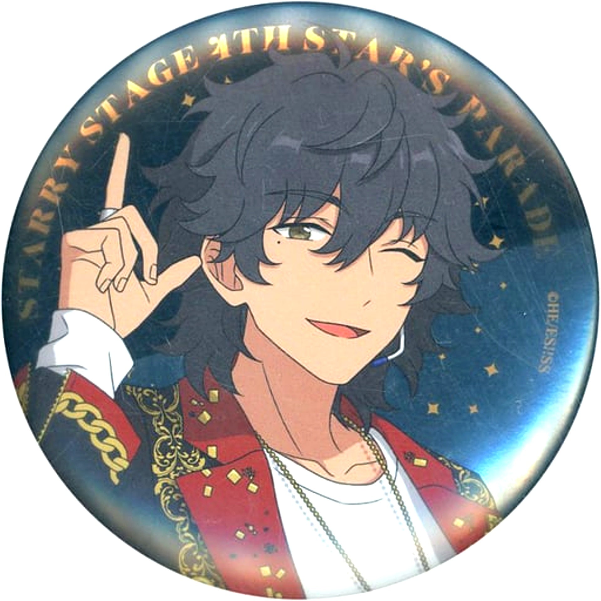 Jin Sagami Ensemble Stars!! Starry Stage 4th -Star's Parade- PREMIUM Badge August Appearing Unit Ver. [USED]