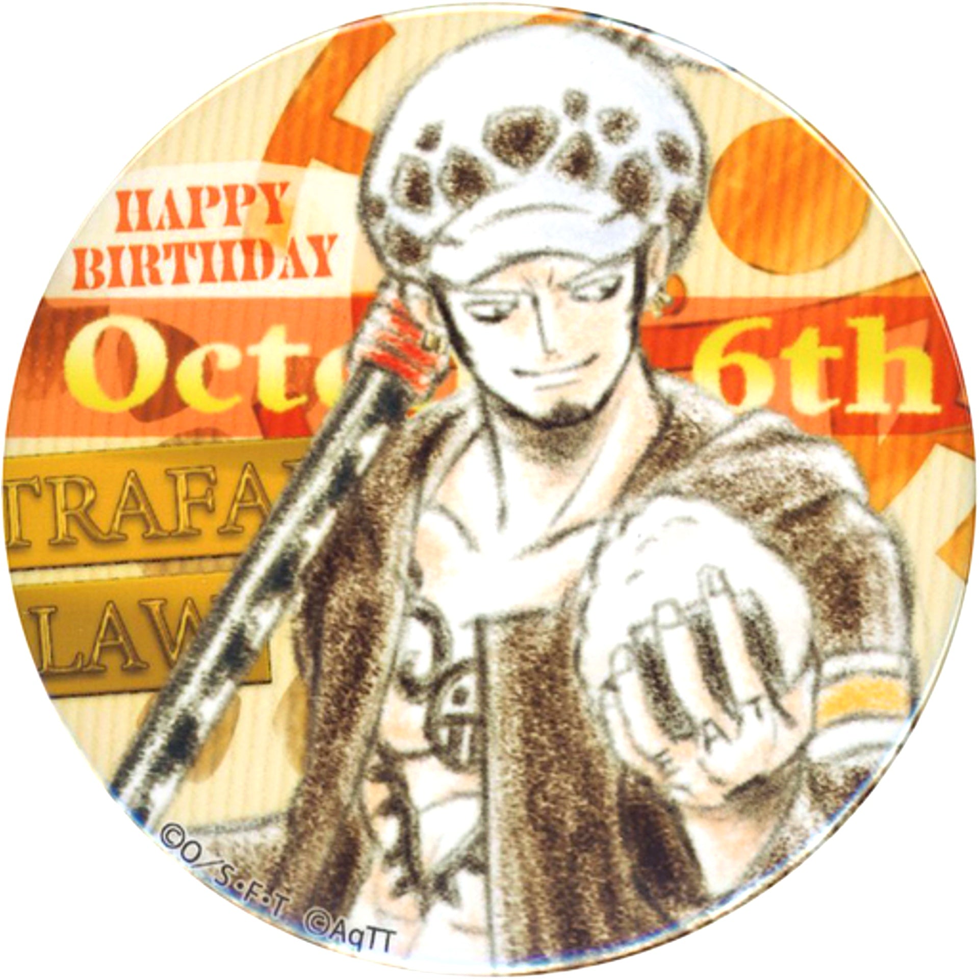 Trafalgar Law One Piece Tokyo One Piece Tower Birthday Button 2019 Mugiwara Store Ltd [USED]