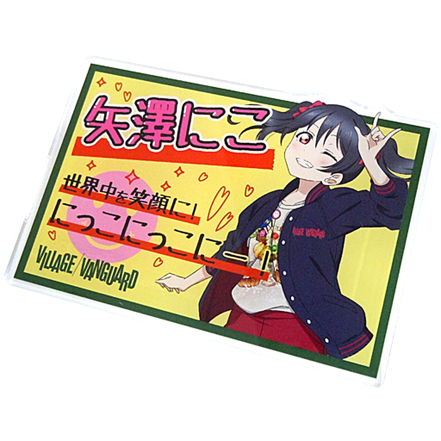 Nico Yazawa Love Live! x Village Vanguard POP Style Acrylic Badge [USED]