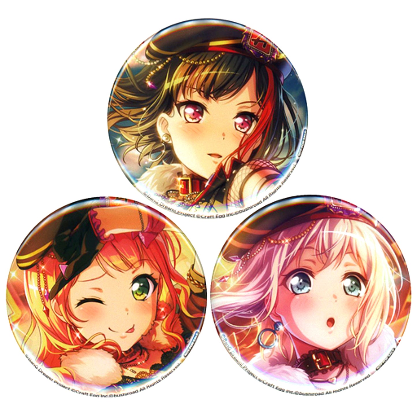 Single Set of 3 Group BanG Dream! Girls Band Party! for Nintendo Switch Button Switch Software WonderGOO Bonus [USED]