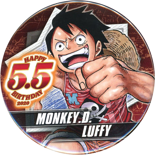 Monkey D. Luffy One Piece Birthday Button 2020 [USED]