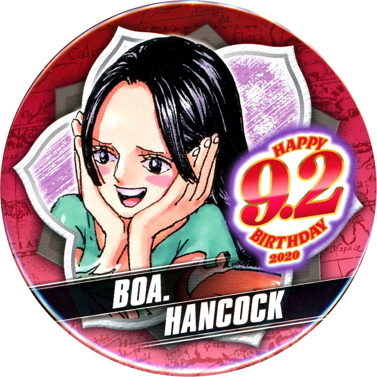 Boa Hancock One Piece Birthday Button 2020 [USED]