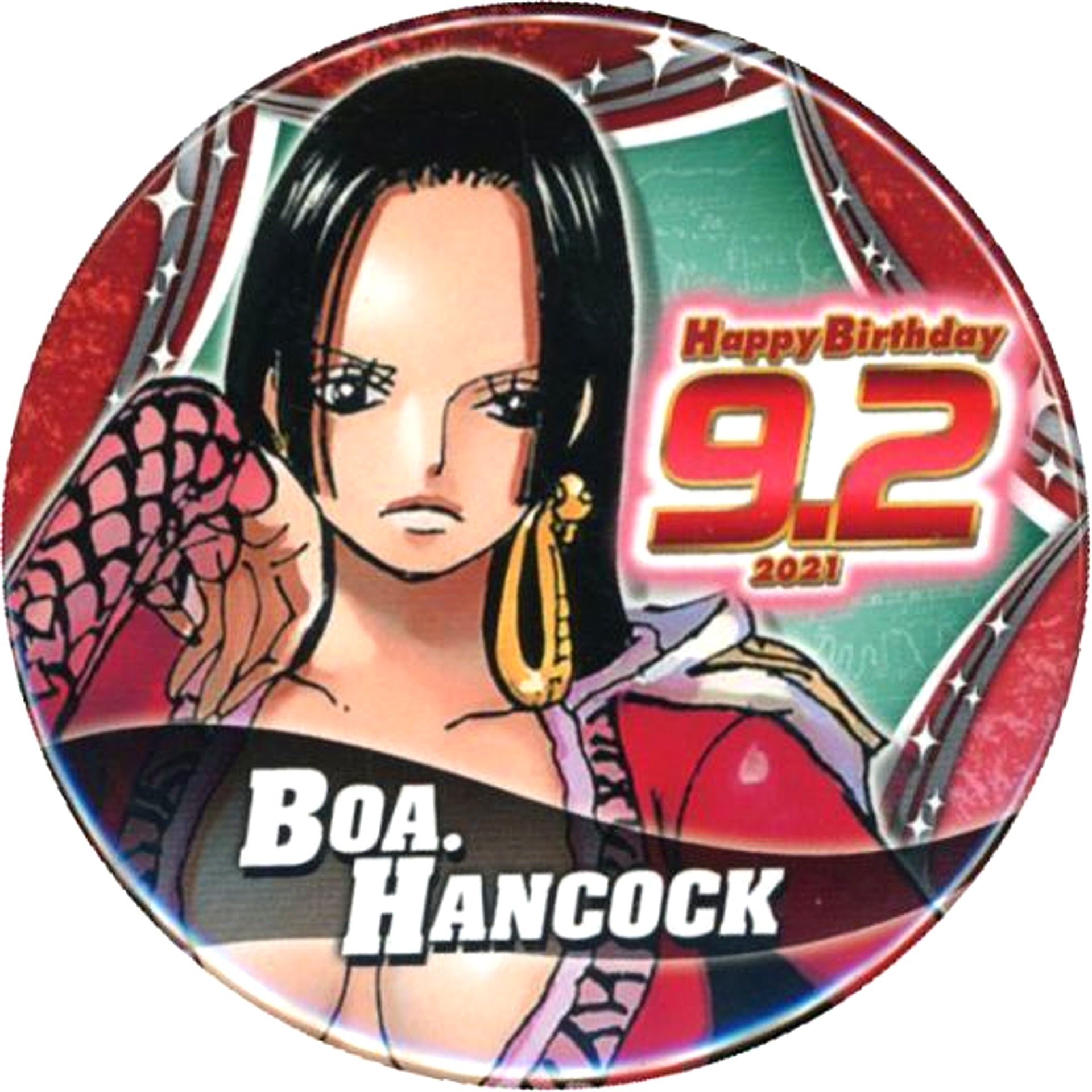 Boa Hancock One Piece Birthday Button 2021 [USED]