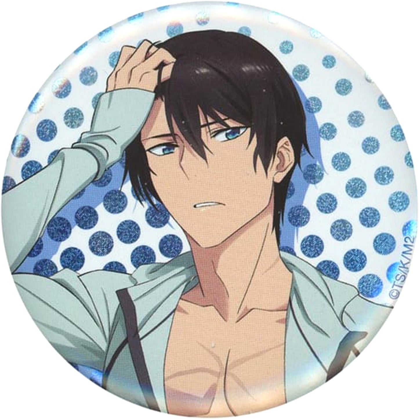 The Irregular at Magic High School: Visitor Arc Shiba Tatsuya Swimsuit Character Badge Collection Buttons [USED]