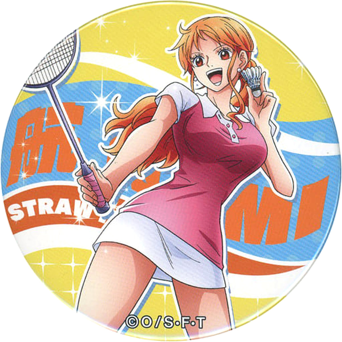 One Piece Nami Yakara Can Badge Part 2020 Sports Straw Store Limited Buttons [USED]