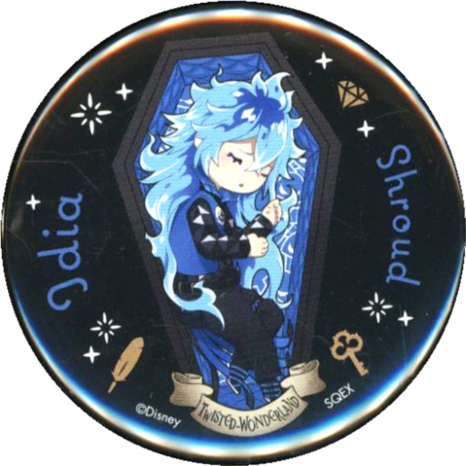 Idia Shroud Disney Twisted Wonderland Trading Button Door Ver. [USED]