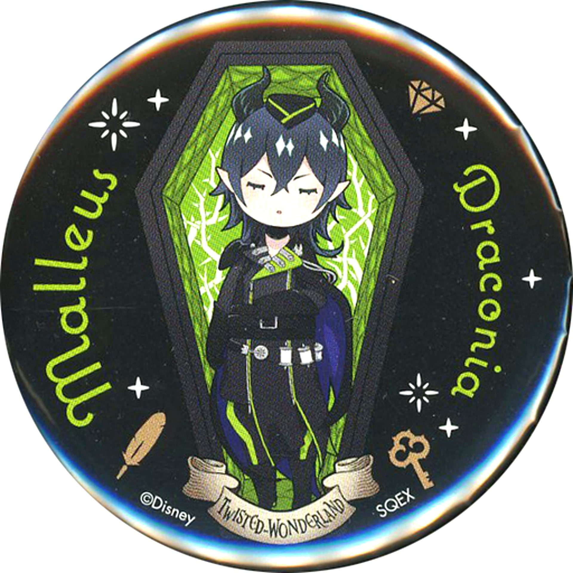 Malleus Draconia Disney Twisted-Wonderland Trading Button Door Ver. [USED]