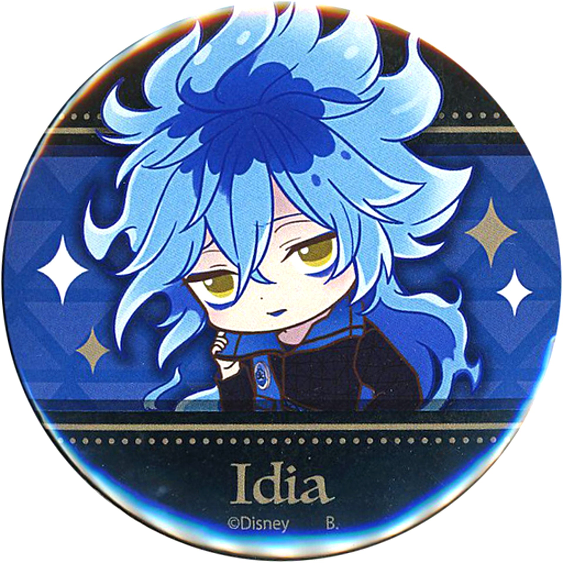 Idia Shroud Original Illustration Button Hapikuro! Disney Twisted Wonderland [USED]