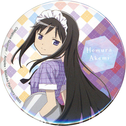 Homura Akemi Puella Magi Madoka Magica 75mm Button SWEETS PARADISE 10th ANNIVERSARY [USED]