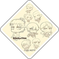 Attack on Titan Ellen Yeager & Others Chimi Chara Acrylic Badge Buttons [USED]
