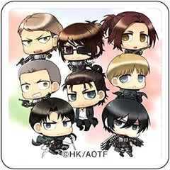Attack on Titan The Scout Regiment Gathering Chimi Chara Acrylic Badge Buttons [USED]