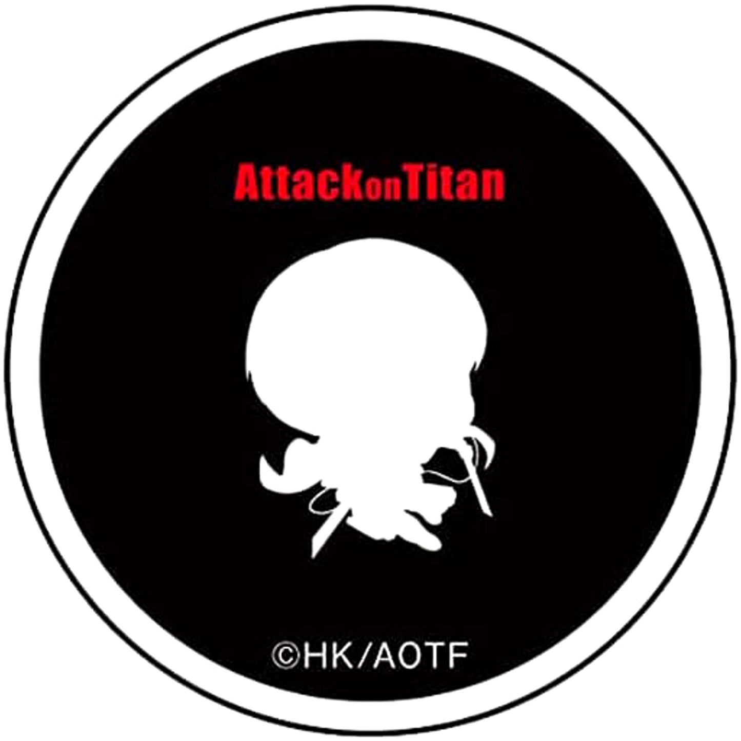 Attack on Titan Levi Ackerman Silhouette Acrylic Badge Buttons [USED]