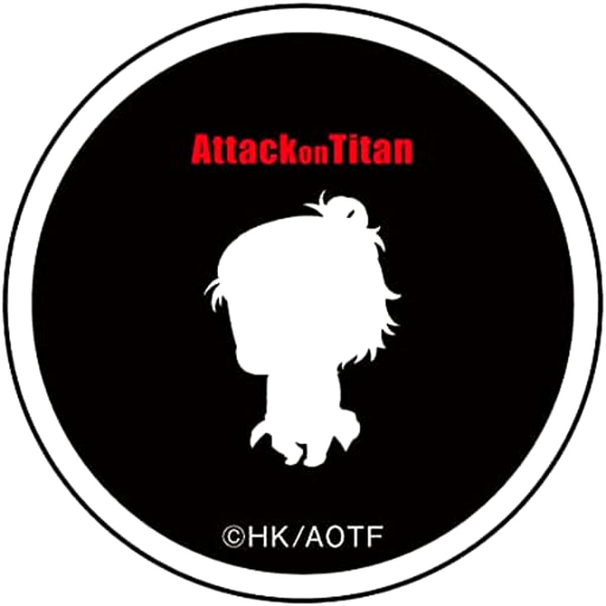 Attack on Titan Ellen Yeager Silhouette Acrylic Badge Buttons [USED]