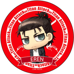 Attack on Titan Ellen Yeager Red Size: L Chimi Chara Can Badge Buttons [USED]