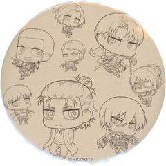 Attack on Titan Ellen Yeager & Others Size: L Chimi Chara Can Badge Buttons [USED]