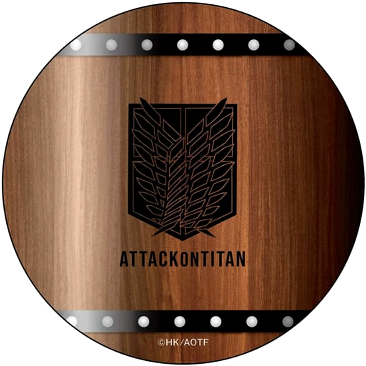 Attack on Titan Barrel Mug Size: L Can Badge Buttons [USED]