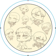 Attack on Titan Ellen Yeager & Others Size M Chimi Chara Can Badge Buttons [USED]