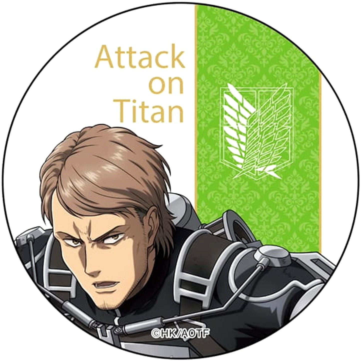 Attack on Titan Jean Kirstein The Scout Regiment Size M The Scout Regiment M Size Can Badge Buttons [USED]