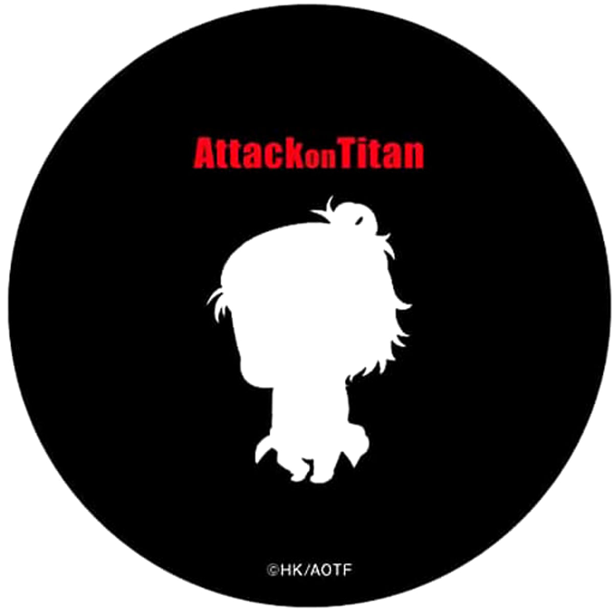Attack on Titan Ellen Yeager Silhouette Size M Can Badge Buttons [USED]