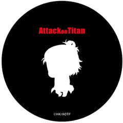 Attack on Titan Ellen Yeager Silhouette Size M Can Badge Buttons [USED]