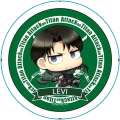 Attack on Titan Levi Ackerman Green Size M Chimi Chara Can Badge Buttons [USED]